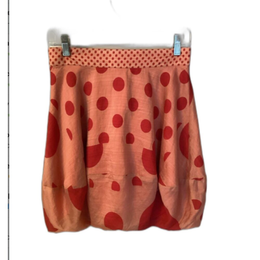 EVA FRANCO ANTHROPOLOGIE SIZE 8 DOTTED MINI BUBBLE SKIRT